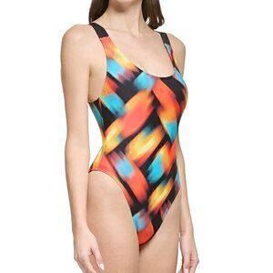 Calvin Klein Multi Color Swimsuit -Size Large